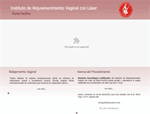 Tablet Screenshot of laservaginalpanama.com